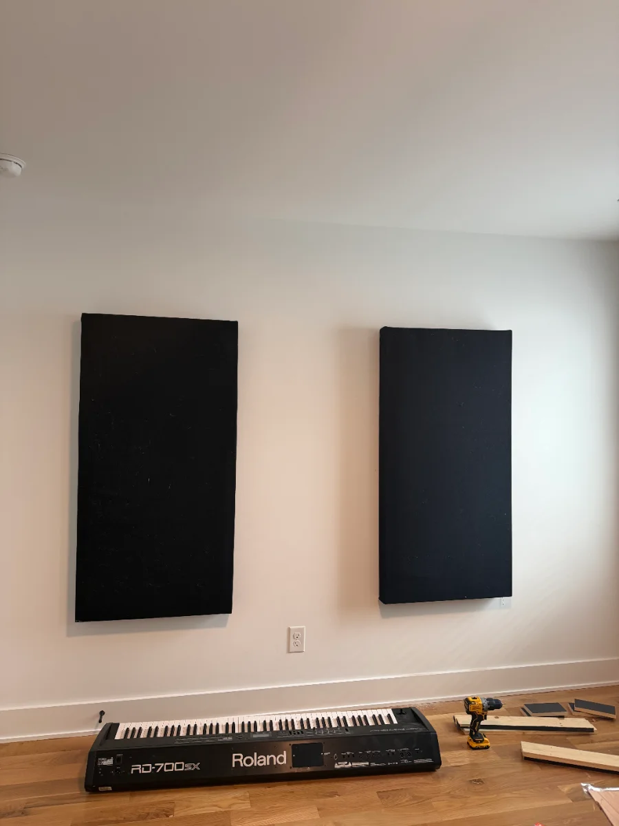 The live room at Black Dog Records